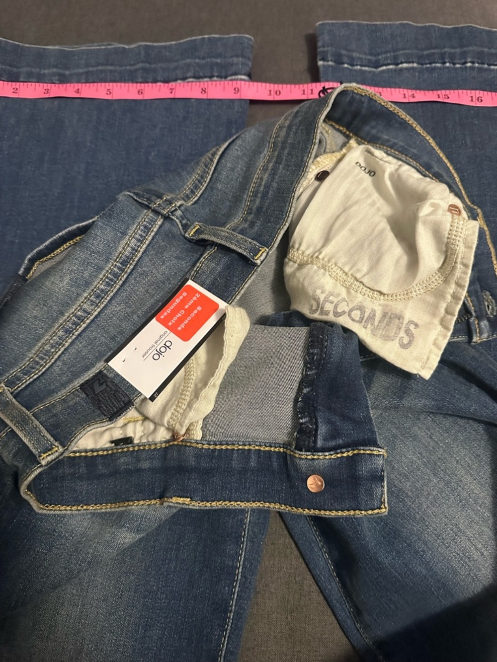 Women’s jeans  DOJO 7 for all mankind 27X34 - Picture 3 of 6
